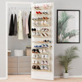 Whitmor 36 Pair Over-The-Door Rack-Gunmetal Gray Shoe Organizer